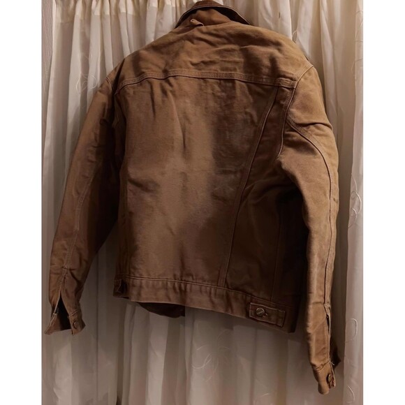 Vintage Carhartt Blanket Lined Duck Jacket J38BRN Size 40 USA  Brown Chore Coat - Picture 11 of 15